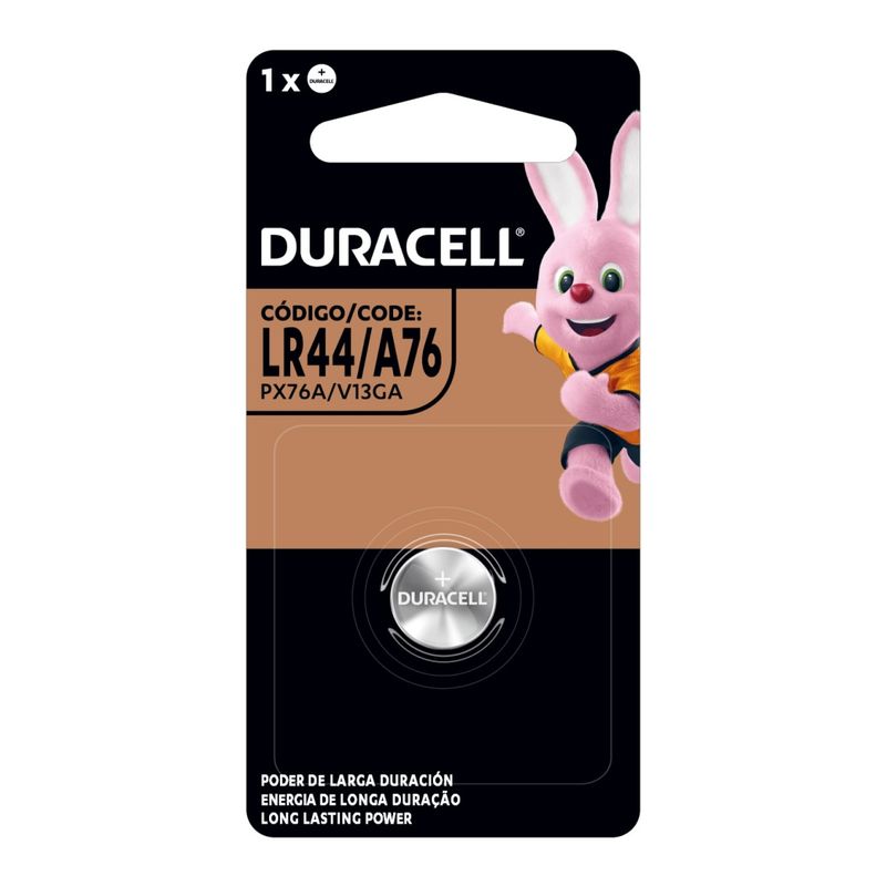 DURACELL - Duracell Pila Tipo Botón Lr44 A76 AG13