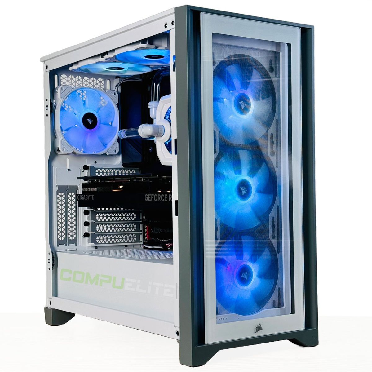 COMPU ELITE - PC ELITE Intel i7 13700KF 16-Core + Custom Cooling + 32GB DDR5 + RTX 4070 12GB