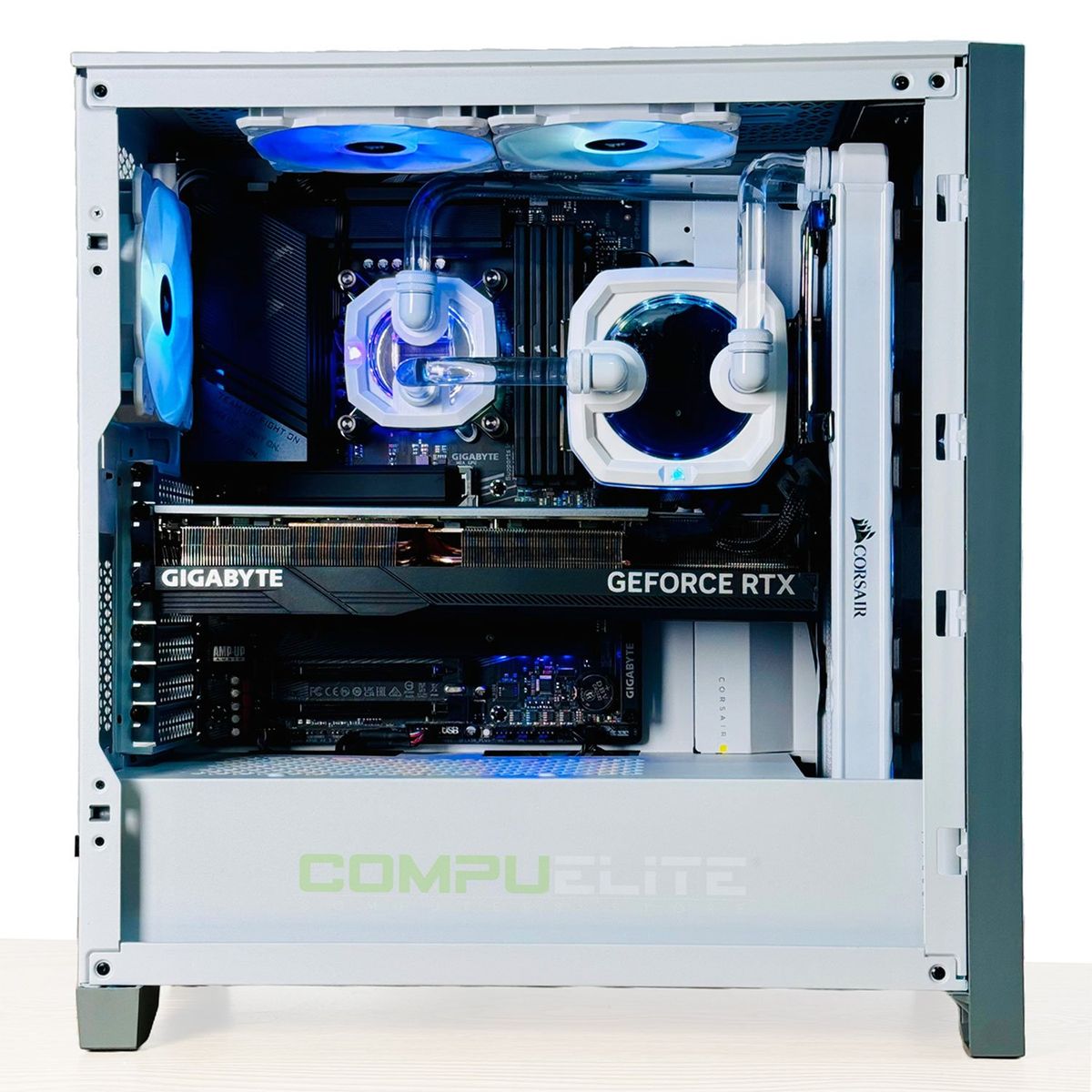 COMPU ELITE - PC ELITE Intel i7 13700KF 16-Core + Custom Cooling + 32GB DDR5 + RTX 4070 12GB