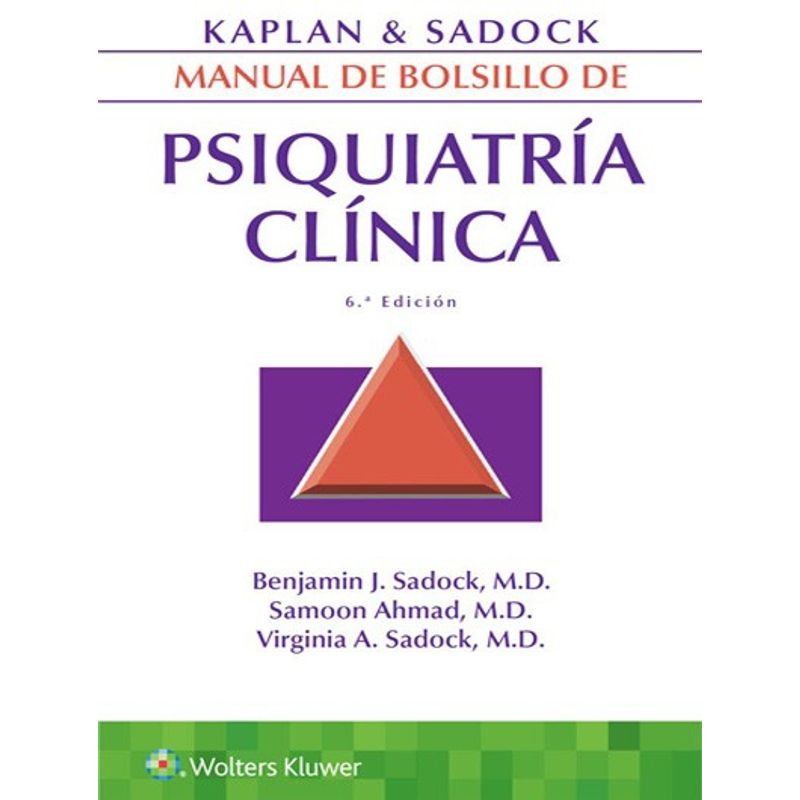 EDITORIAL MEDITERRANEO - Libro Manual De Bolsillo De Psiquiatria Clinica 6ed