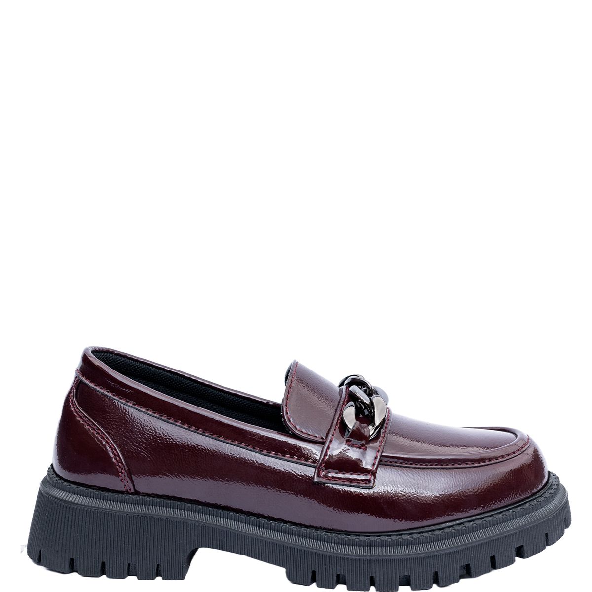 ALQUIMIA - Mocasin Mujer Burdeo Charol Ituri Alquimia