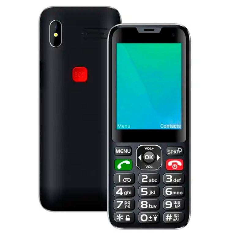 Telefono Celular Adulto Mayor 4G 2.8 Color Negro.