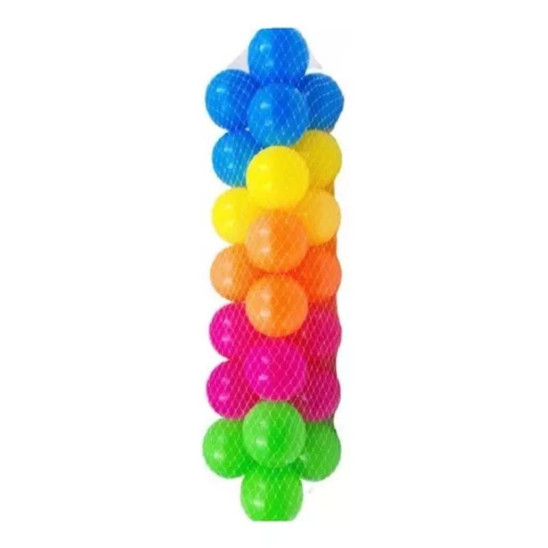 OEM - Malla de pelotas plasticas para piscina 30 unidades