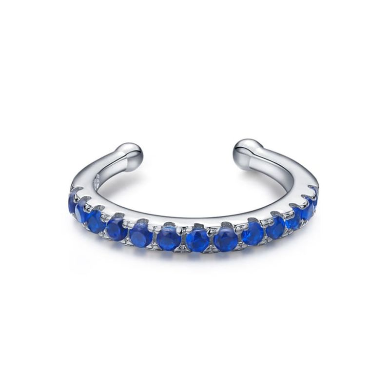GENERICO - Earcuff Circón Azul - Azul Zafira