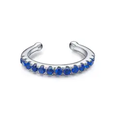 GENERICO - Earcuff Circón Azul - Azul Zafira