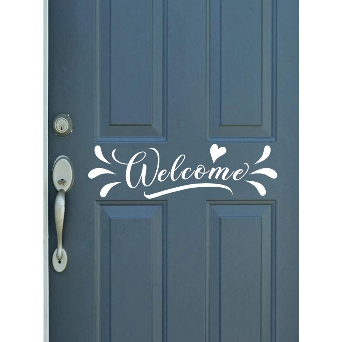 GENERICO - Pegatinas para puertas con estampado de letra Welcome