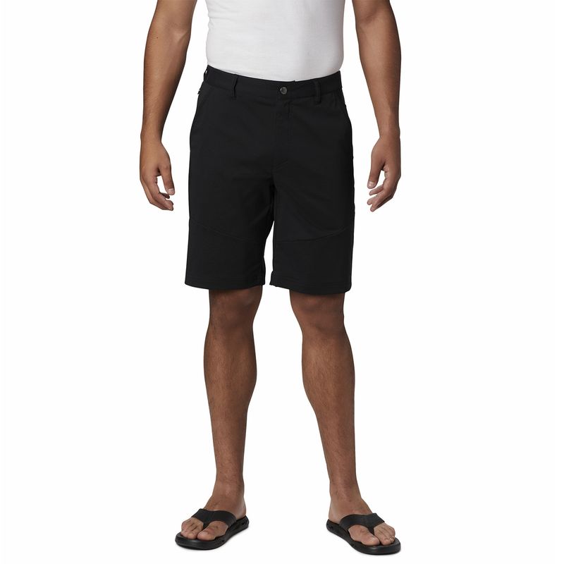 COLUMBIA - Short Tech Trail Short Negro Hombre COLUMBIA