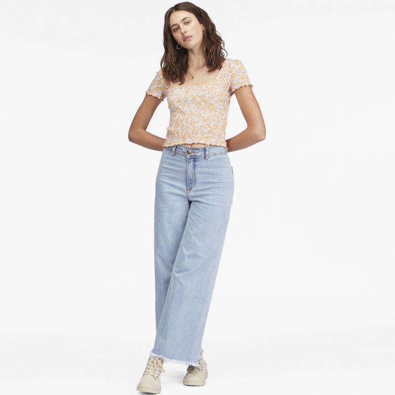 BILLABONG - Polera M/C Better Then Bas J Kt Naranjo Mujer BILLABONG