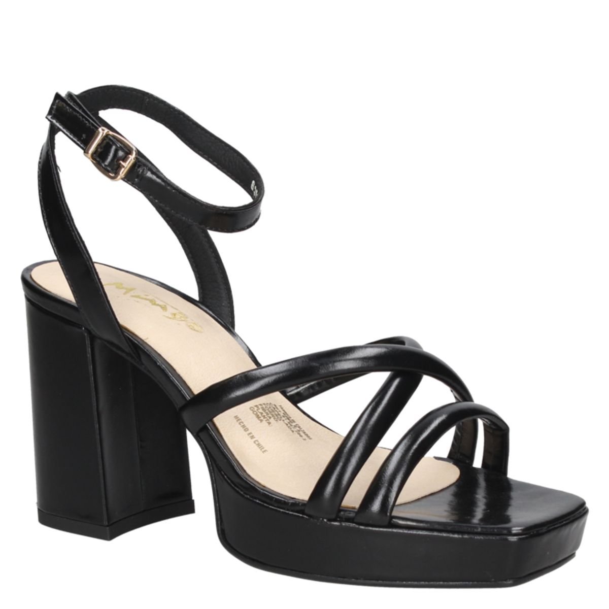 MINGO - Sandalia Casual Negro Mingo
