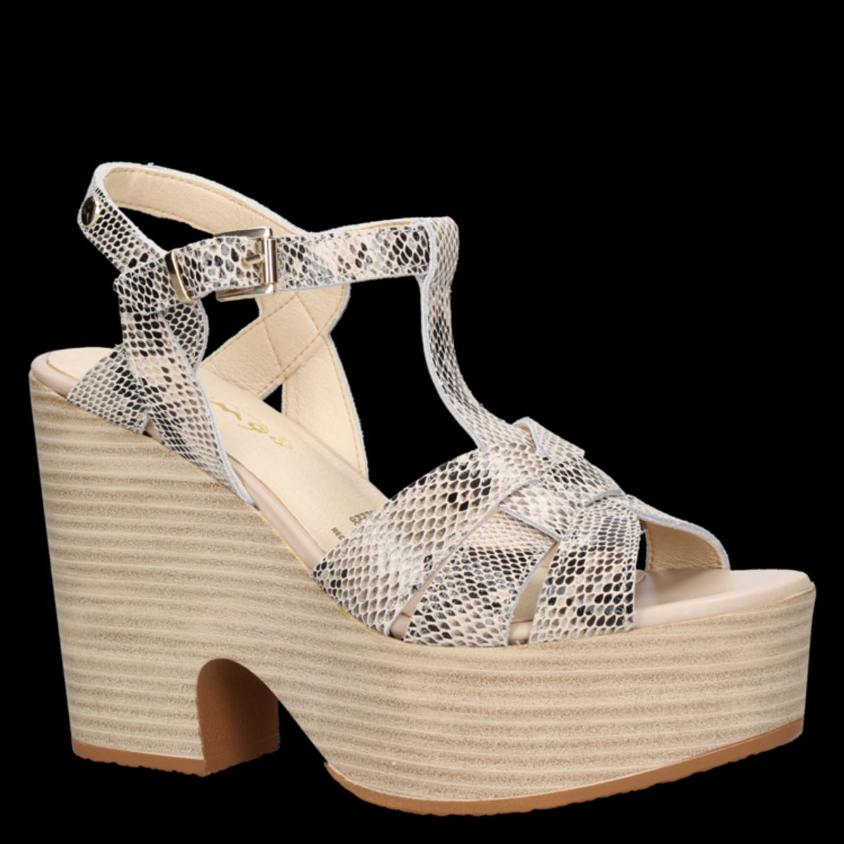 MINGO - Sandalia Casual Gris Mingo
