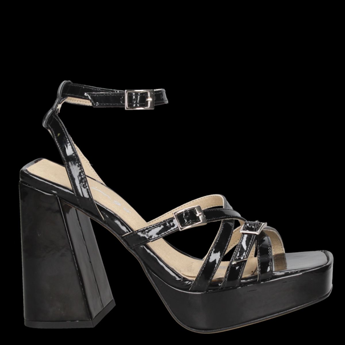 MINGO - Sandalia Casual Negro Mingo