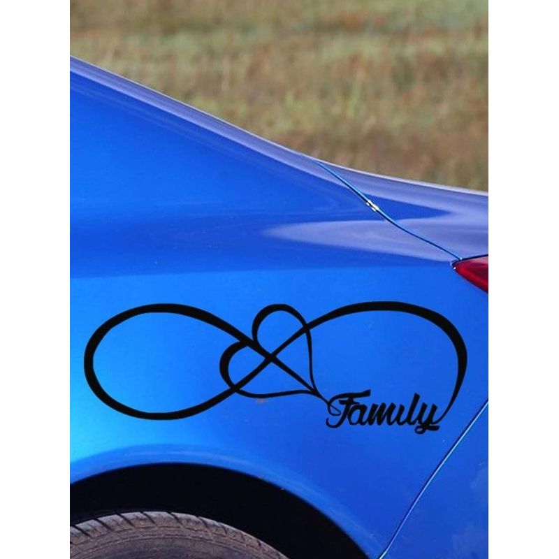 GENERICO - Pegatina adhesivo para coche con estampado de Family