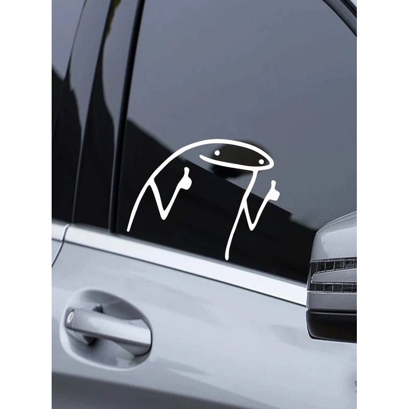 GENERICO - Adhesivo para coche con estampado de dibujos animados