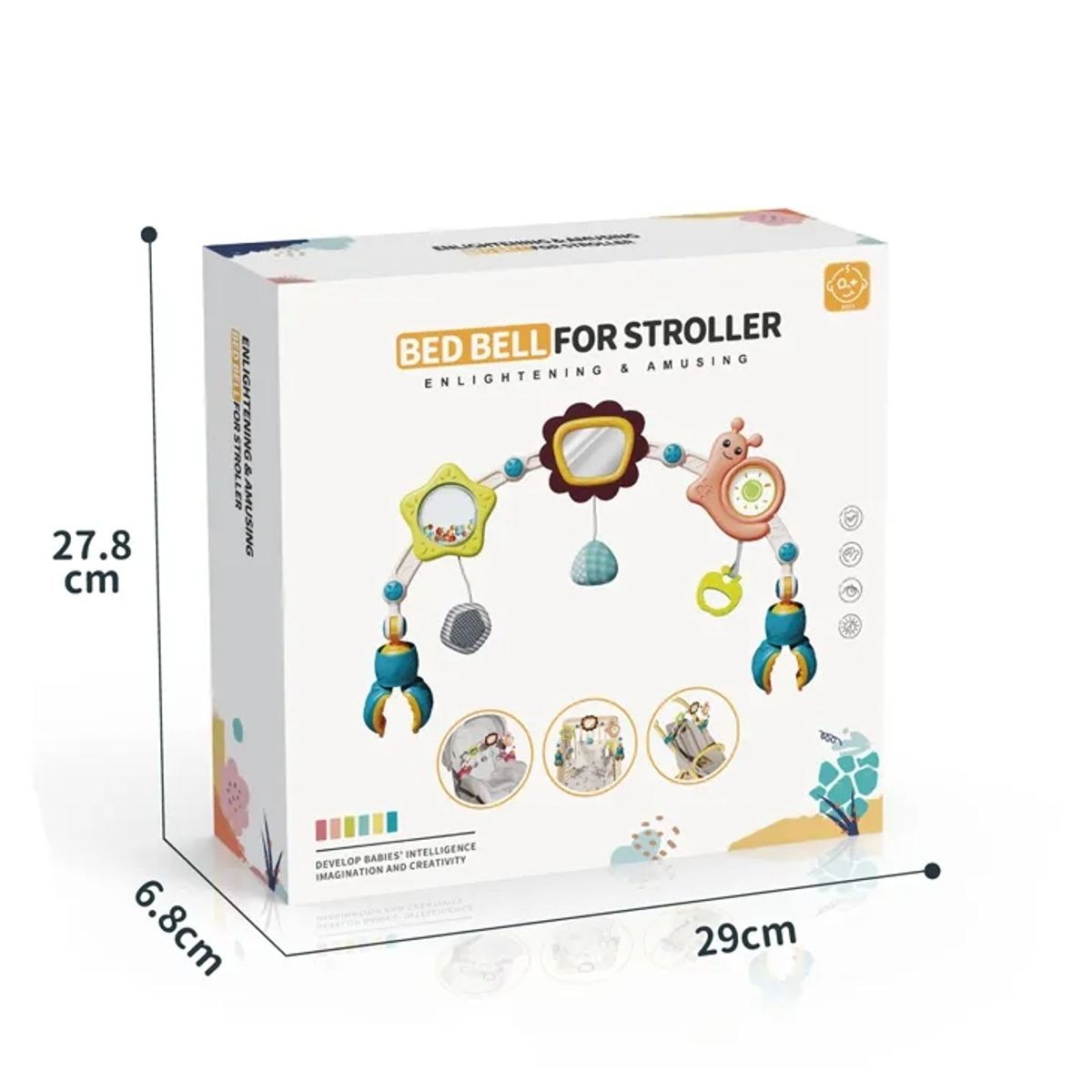 GENERICO - Movil arco para coche o cuna celeste