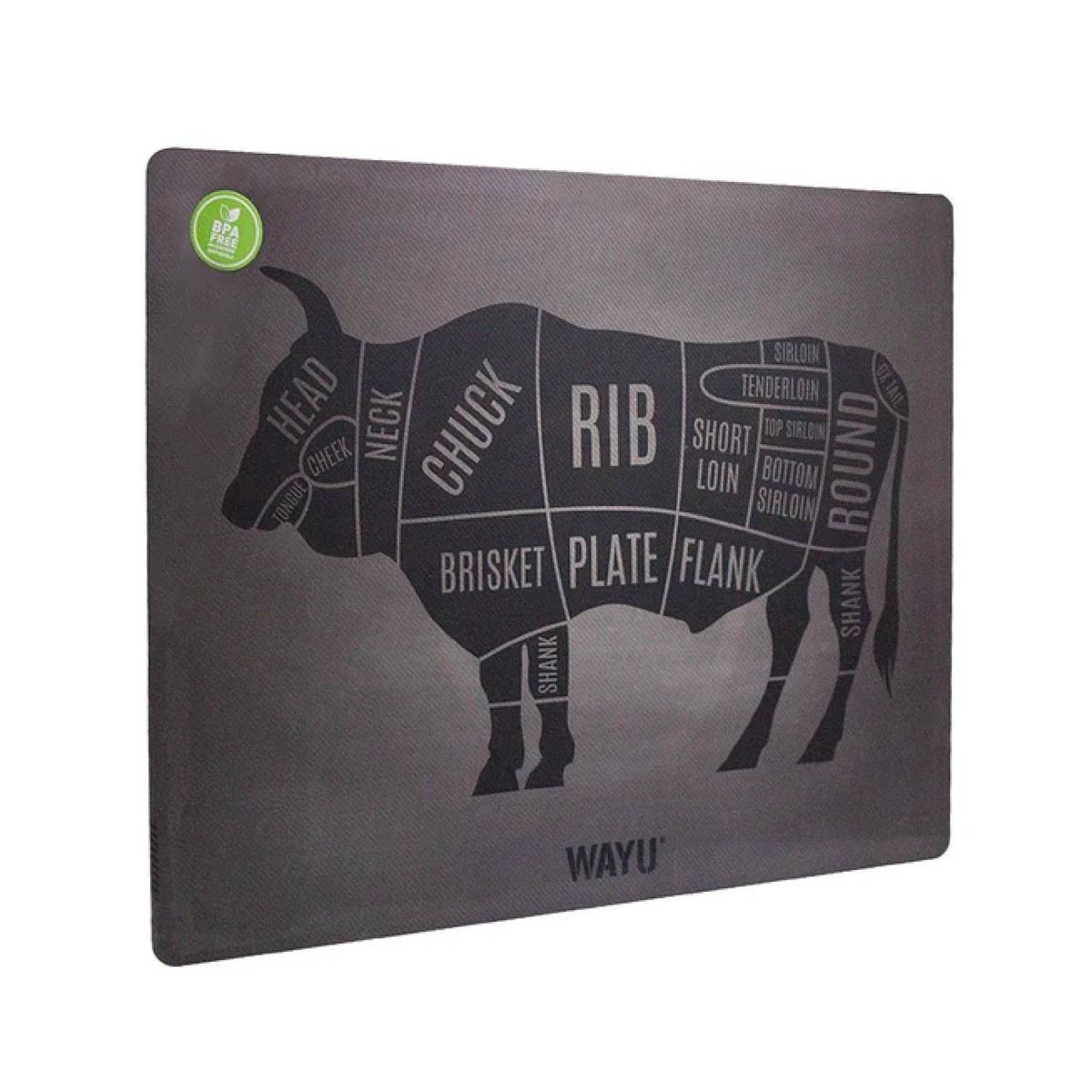 WAYU - INDIVIDUAL PVC CORTES BLACK WAYU