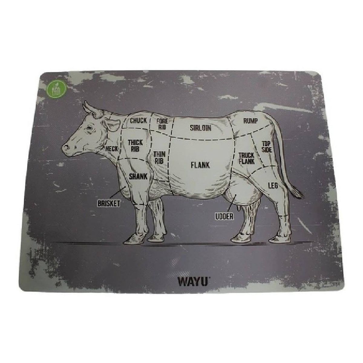 WAYU - INDIVIDUAL PVC CORTES GREY WAYU