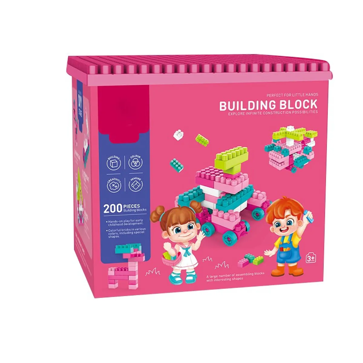 GENERICO - Bloques construcción tipo lego 200 pcs