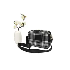 GENERICO - Bolsa cuadrada con patrón de cuadros