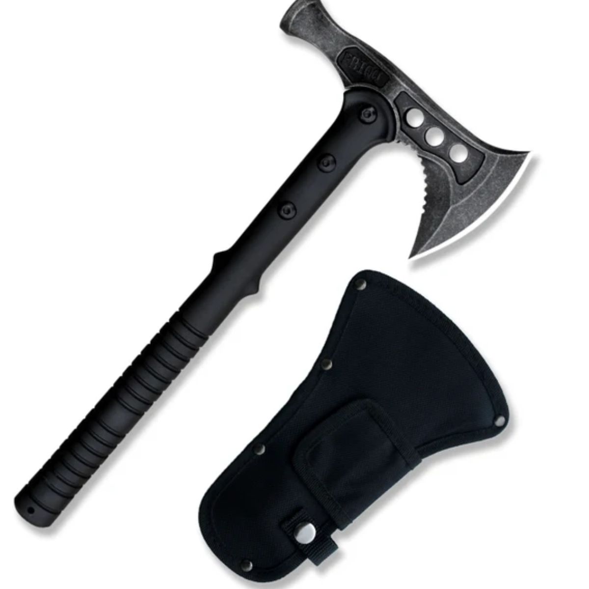 GENERICO - Hacha Para Supervivencia Con Martillo Camping Caza Multiuso