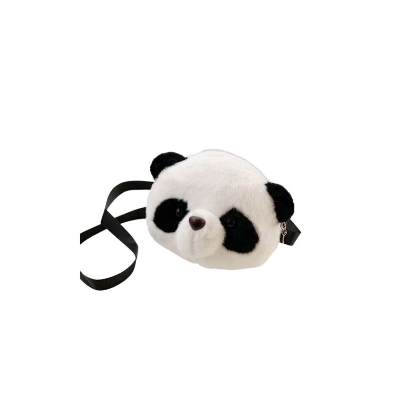 GENERICO - Bolsa creativa mini con diseño de panda de dibujos animados franela