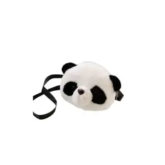 GENERICO - Bolsa creativa mini con diseño de panda de dibujos animados franela