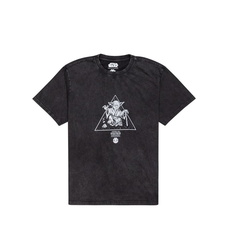 ELEMENT - Polera M/C Yoda Y B Tees Negro Niño ELEMENT
