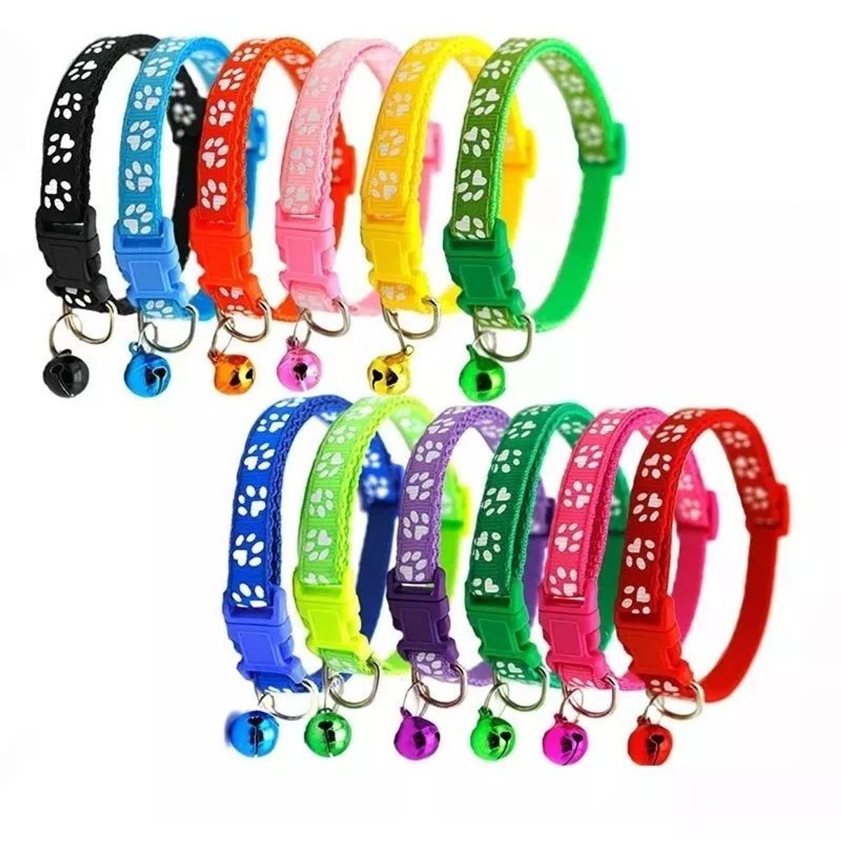 KUANGYE - Collares Cachorros Identificadores Camadas Set 12 Unidades