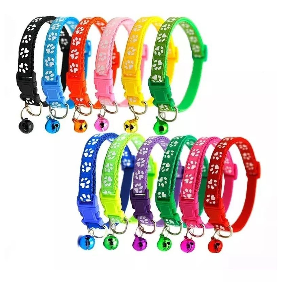 KUANGYE - Collares Cachorros Identificadores Camadas Set 12 Unidades