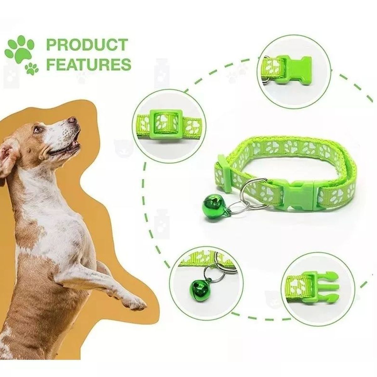 KUANGYE - Collares Cachorros Identificadores Camadas Set 12 Unidades