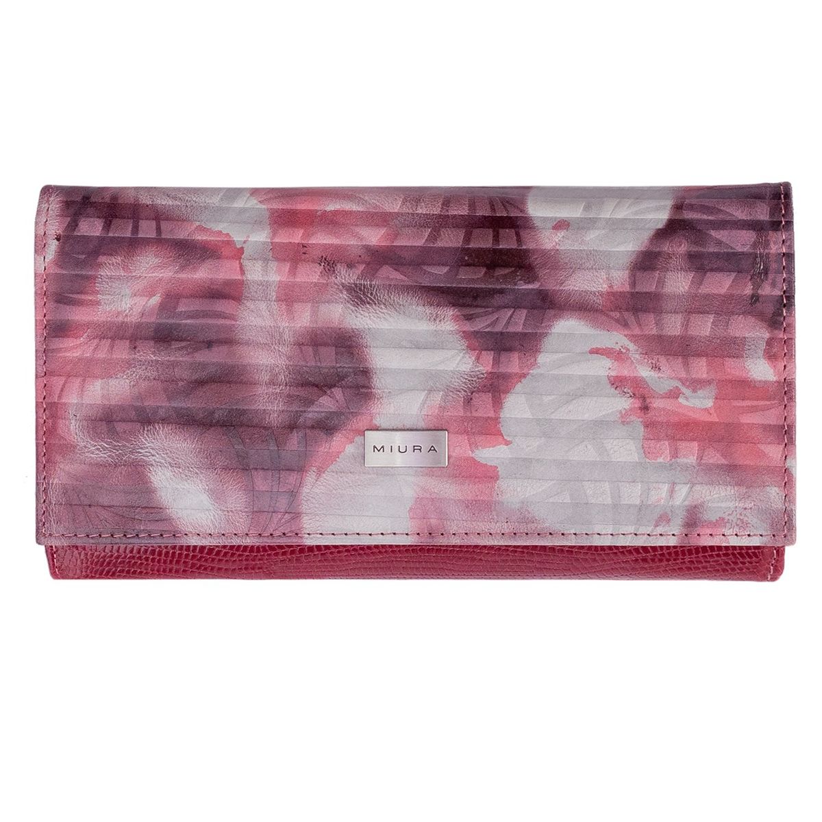 MIURA - Billetera Mujer Miura Mod Giulia  Cuero Natural  con protección RFID