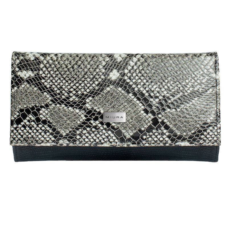 MIURA - Billetera Mujer Miura Mod Giulia  Cuero Natural  con protección RFID