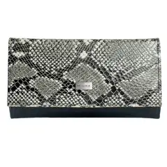 MIURA - Billetera Mujer Mod Giulia  Cuero Natural  con protección RFID