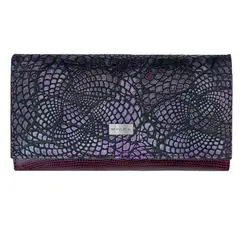 MIURA - Billetera Mujer Mod Giulia  Cuero Natural  con protección RFID