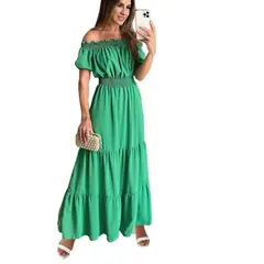 TIOZONEY - Vestido Largo Mujer