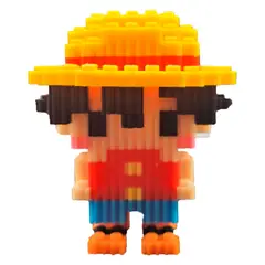 GENERICO - ARMABLE 3D MICRO BLOCKS LUFFY 10CM 489 PIEZAS