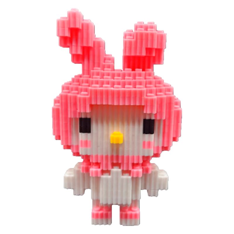 GENERICO - ARMABLE 3D MICRO BLOCKS 512 PIEZAS