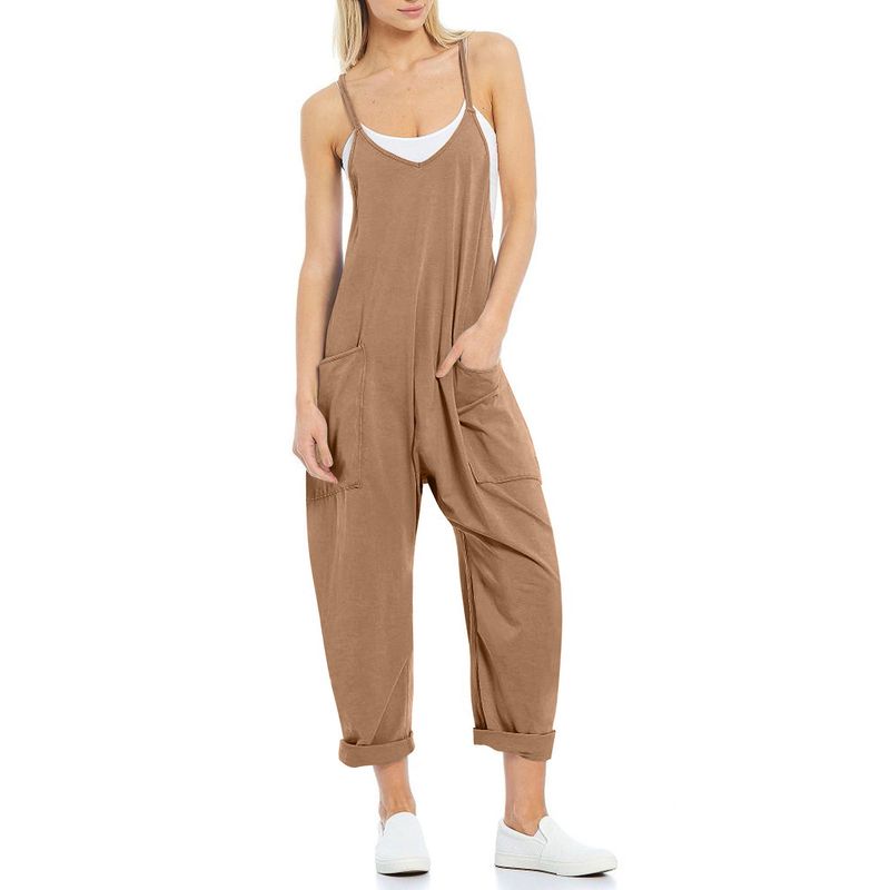 TIOZONEY - Mono Ancho con Tiras para Mujer