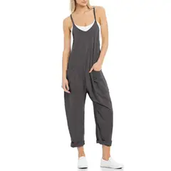 TIOZONEY - Mono Ancho con Tiras para Mujer