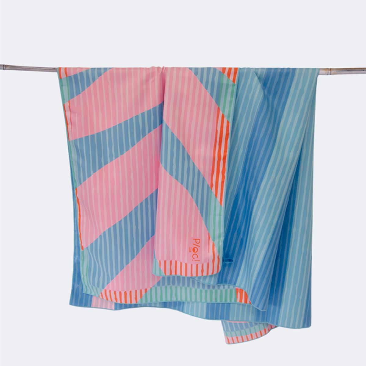 PLOC - Toalla Reversible Ploc XL Familiar Alga Rosada Ecofriendly