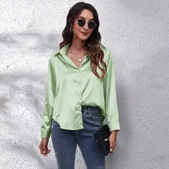 TIOZONEY - Camisa Manga Larga Mujer