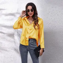 TIOZONEY - Camisa Manga Larga Mujer