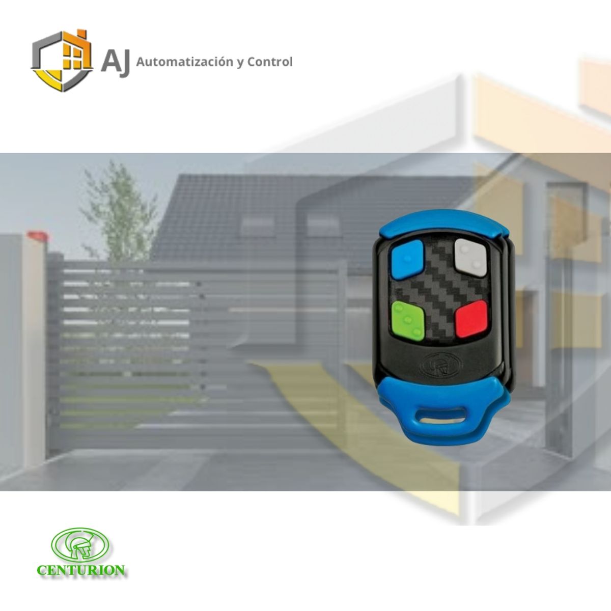 CENTURION - Control Remoto 4 CH Centurion para Portones Electricos