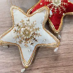 MARTIN BORDADOR - Kit navidad Estrella beige mas clase online