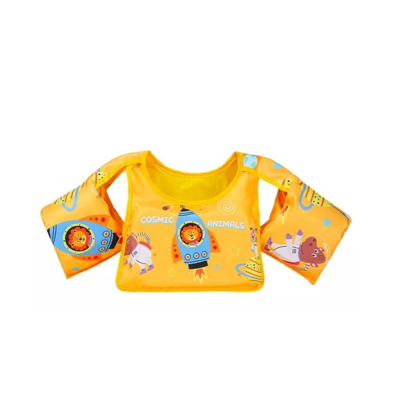 GENERICO - Chaleco Flotador Cohete Leon Niños 4 A 8 Años Piscina Verano