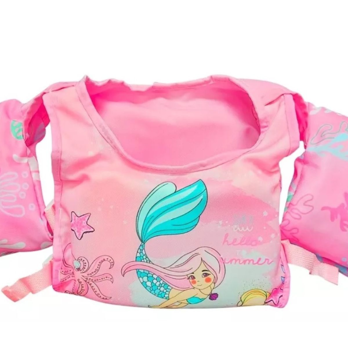 GENERICO - Chaleco Flotador Sirena Bella Niños 4 A 8 Años Playa Verano