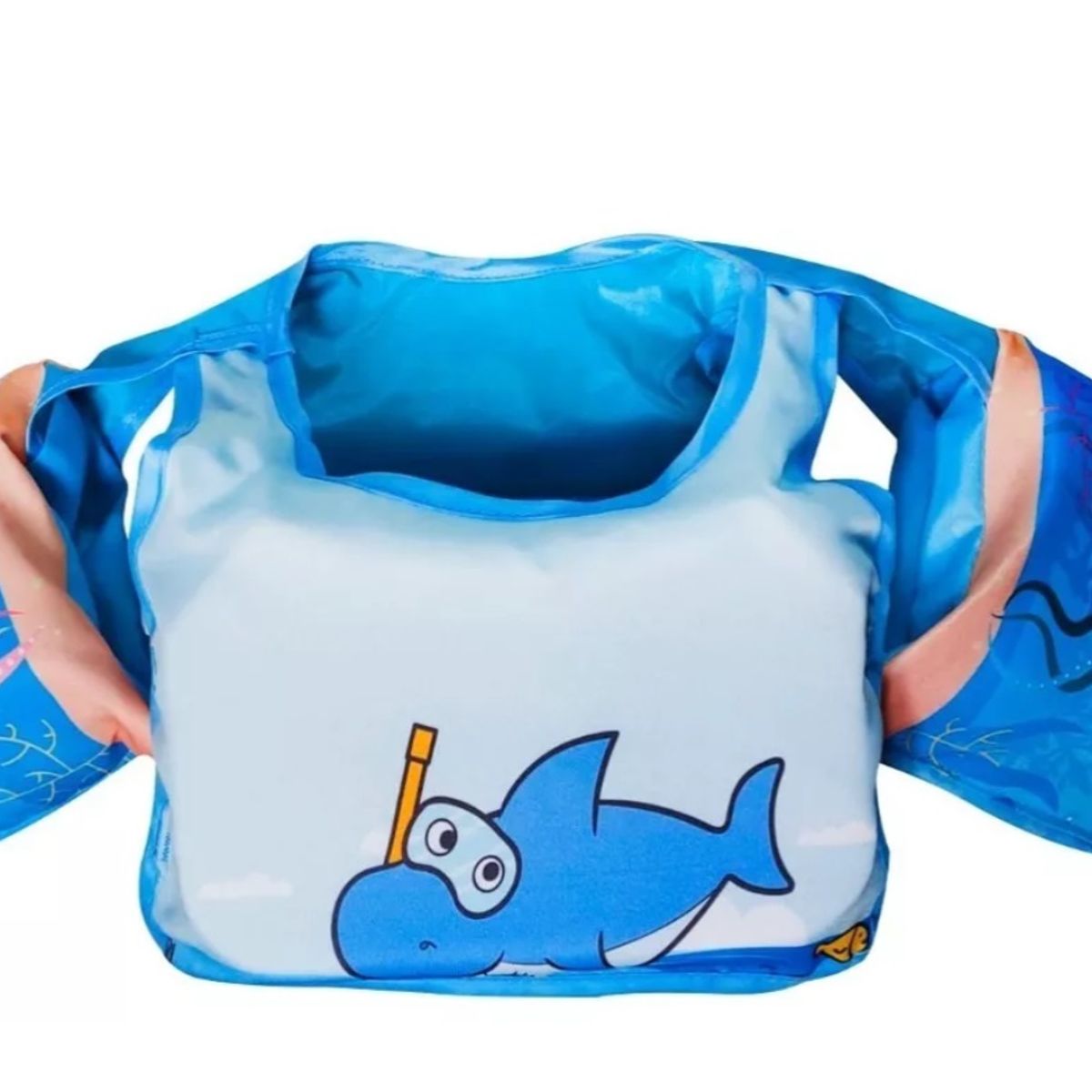 GENERICO - Chaleco Flotador Tiburon Niños 4 A 8 Años Playa Verano