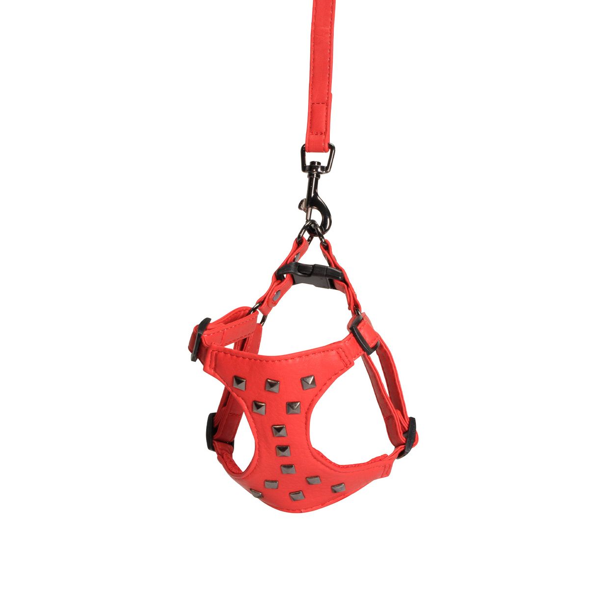 CAMON - Arnes con Correa Camon para Perros Rojo Talla S 120x15