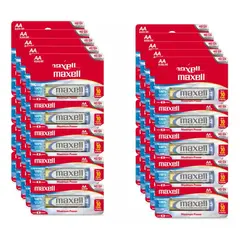 MAXELL - Pack 50 Pilas Alcalinas Tamaño Aa