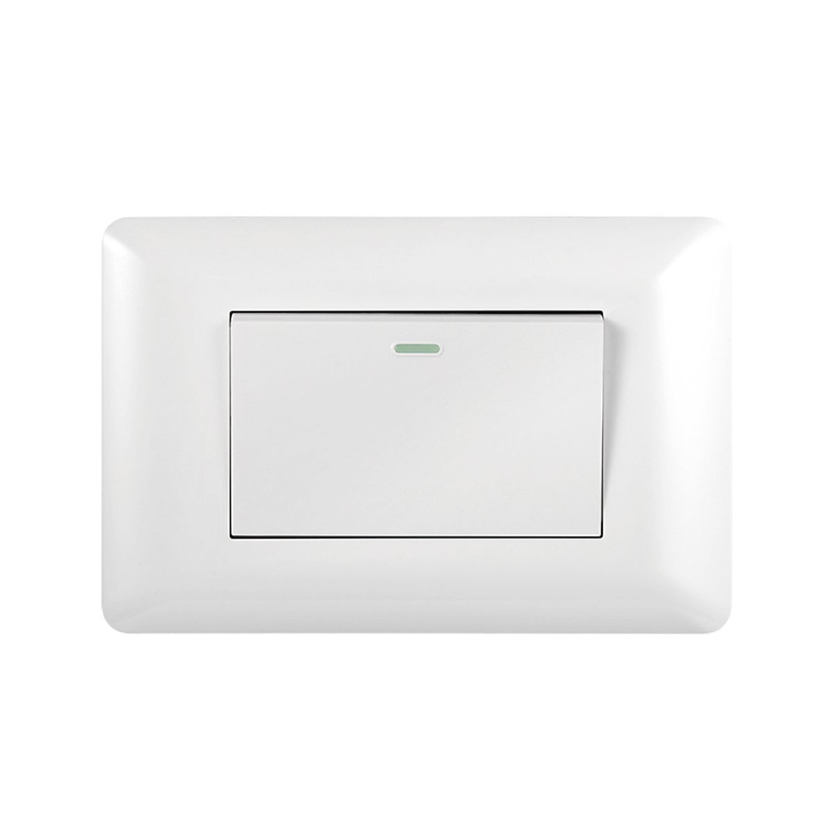 WANT - Pack 5 Interruptor Simple 9/12 10A 250V Blanco