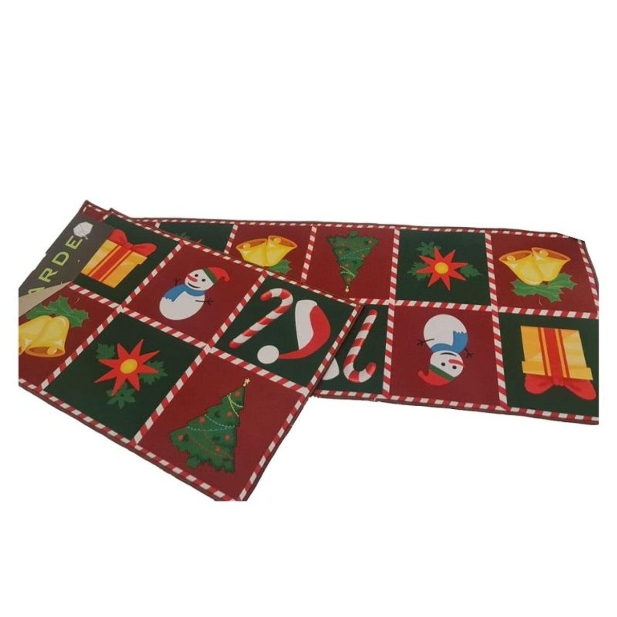 GENERICO - Set de alfombra para cocina Con bajada de Cama Navideña